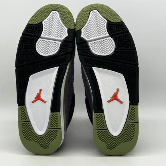 Nike  Air Jordan 4 Retro Canyon Purple Orange Green AQ9129 500 - Picture 2 of 9